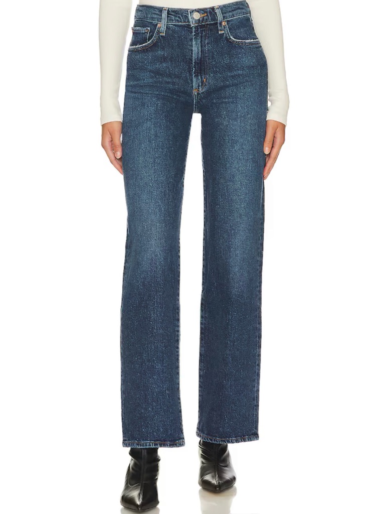 Agolde Harper Mid Rise Relaxed Straight Jeans Sz 29